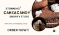 design branded cake shopify store candy shopify store cake website dropshipping
