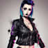 make dark, punk, goth, horror character