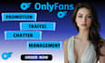 do onlyfans promotion chatter and onlyfans management