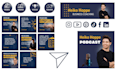 design your unique and editable social media kit