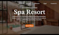 design medical spa website wellness website  spa website