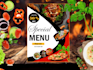 create a professional print ready and digital menu design