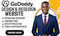 develop godaddy website design redesign godaddy website design godaddy website