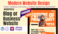 design, redesign, ecommerce website, business website