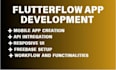 create flutter app development, flutterflow, mobile app, android and ios, ui ux
