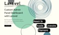 laravel, react, vue admin panel development, CRM, cms, pos