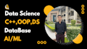 do ai ml data science oop database and data visualizations