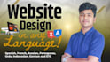 create a website in any local language or foreign language