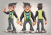 design custom cartoon character, mascot