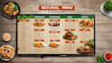 design TV menu restaurant menu digital menu board food menu