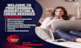 facilitate dissertation, research proposal, thesis, literature, or review