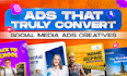 do facebook ad creative, social media design, ig post