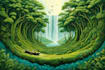 design and illustrate environmental art