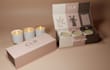 design luxury cosmetic packaging box with 3d mockup