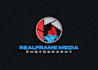 unique aerial drone photography camera sky view logo design