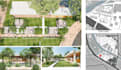 do photoshop render master plans ,elevation, section