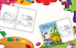 draw unique coloring book pages for kids