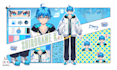 design and rigging vtuber model in high quality live2d anime art style