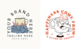 create vintage metacafe coffee shop logo