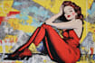 create a retro pop art roy lichtenstein style