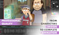 create 2d animation for cartoons, game and ads videos no ai