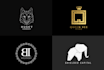 create a unique minimalist logo design with premium quality