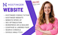 build website using hostinger ai website builder, wordpress