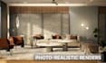 create 3d exterior rendering and architectural visualization