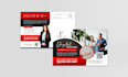 create professional direct mail eddm postcard design, business flyer