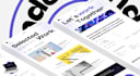 design custom one page website saas product landing page in figma