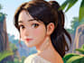 draw disney portrait digital art illustration
