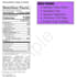 generate a nutrition facts panel and claims for your recipe