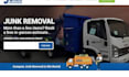 design junk removal website on wordpress and redesign your junk removal website