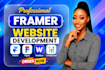 framer website develop framer website design framer developer framer website