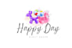 design balloons party decor event birthday logo