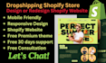 design shopify store landing page, design or redesign