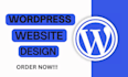 wordpress website development, design redesign wordpress website