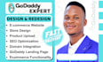 godaddy website design godaddy website redesign godaddy ecommerce godaddy seo