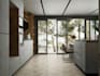 create a 3d kitchen design with realistic rendering