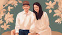 draw couple portrait illustration from photo