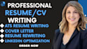 create a job winning resume and cover letter
