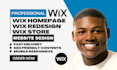 wix website design wix website redesign wix website development wix website