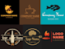 do create food and beverage logo luxury and minimalist