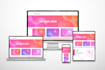 develop responsive website with hosting