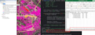 digitize, analyze, transform, and visualize geospatial data in arcgis and python