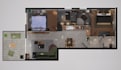 do a 3d render based on your 2d plan