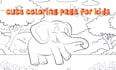 create cute coloring pages for kids and toddlers