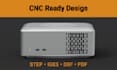 design a premium custom metal PC case for cnc machining