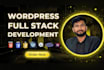 create a custom wordpress or react website with SEO and fast loading