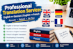 translate english to german or french accurately
